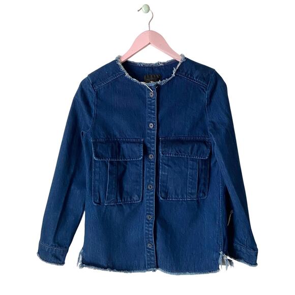 Zara TRAFALUC Collection Denim Shirt - Picture 1 of 5